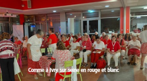 Comme a Ivry,en rouge et blanc