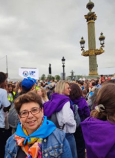 jocelyne à paris pour la messe du pape le 26 sept 2026